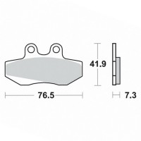 Brzdové destičky SBS 148 HF